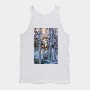 Scheidegg Second Waterfall in winter Tank Top